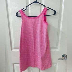 Fresh Produce Small Dress Sleeveless  Summer Lightweight Girls Pink Stripes